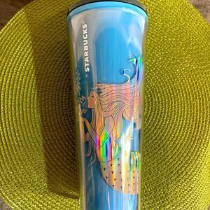 Starbucks Holiday color changing Siren Mermaid Tumbler Venti 24 oz NWT